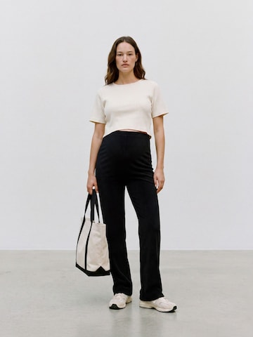 MAMALICIOUS Regular Trousers 'MLBrooke' in Black