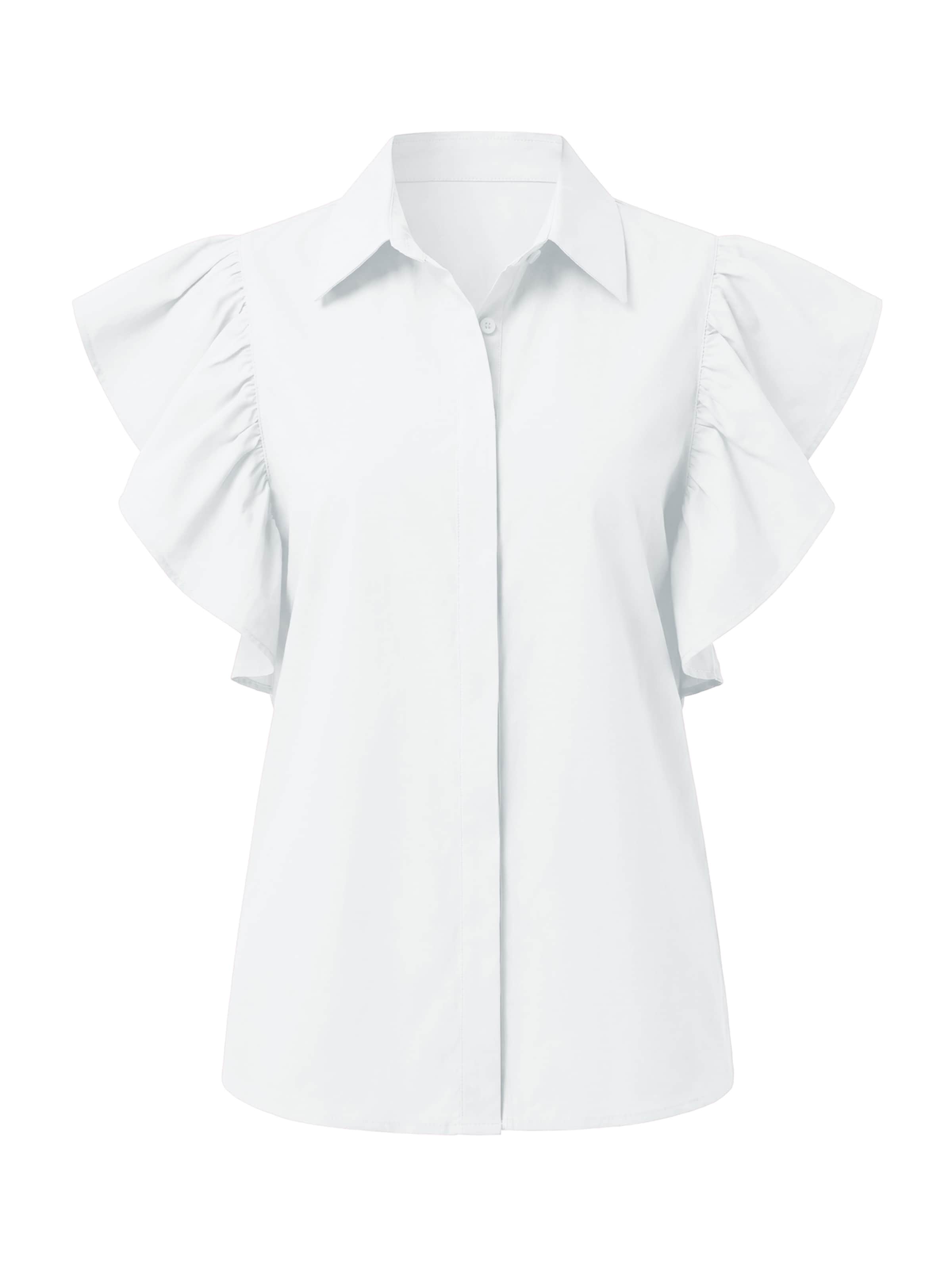 Bluză de la Imily Bela pe alb: față