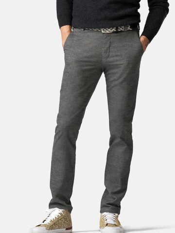 Regular Pantalon chino 'Bonn' MEYER en gris : devant