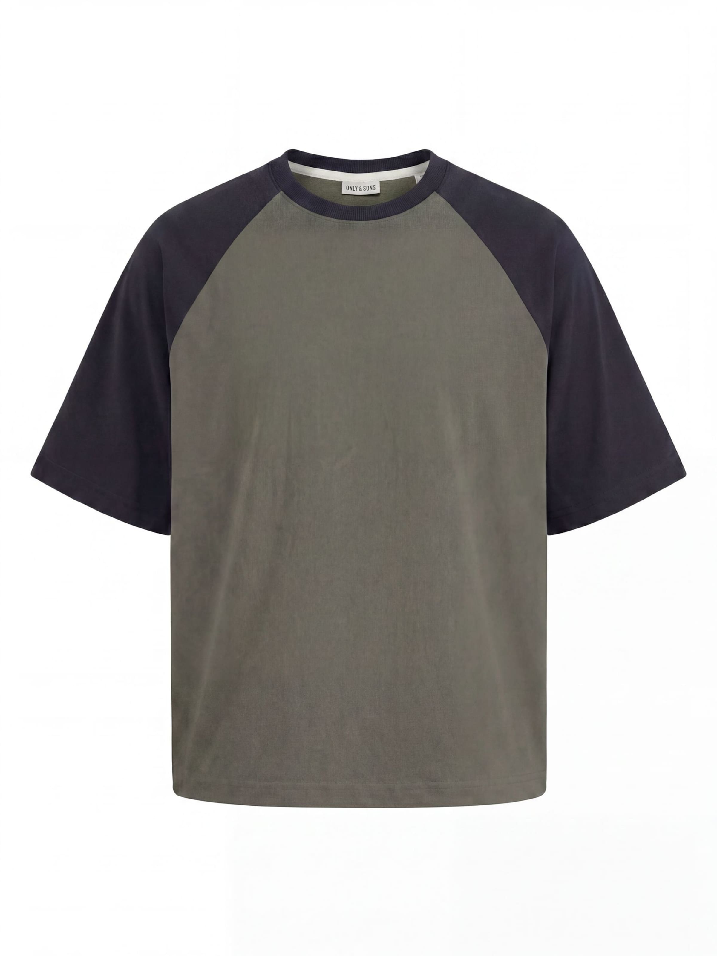 Only & Sons T-Shirt 'ONSHEATON' en M en olive / noir, Vue avec produit