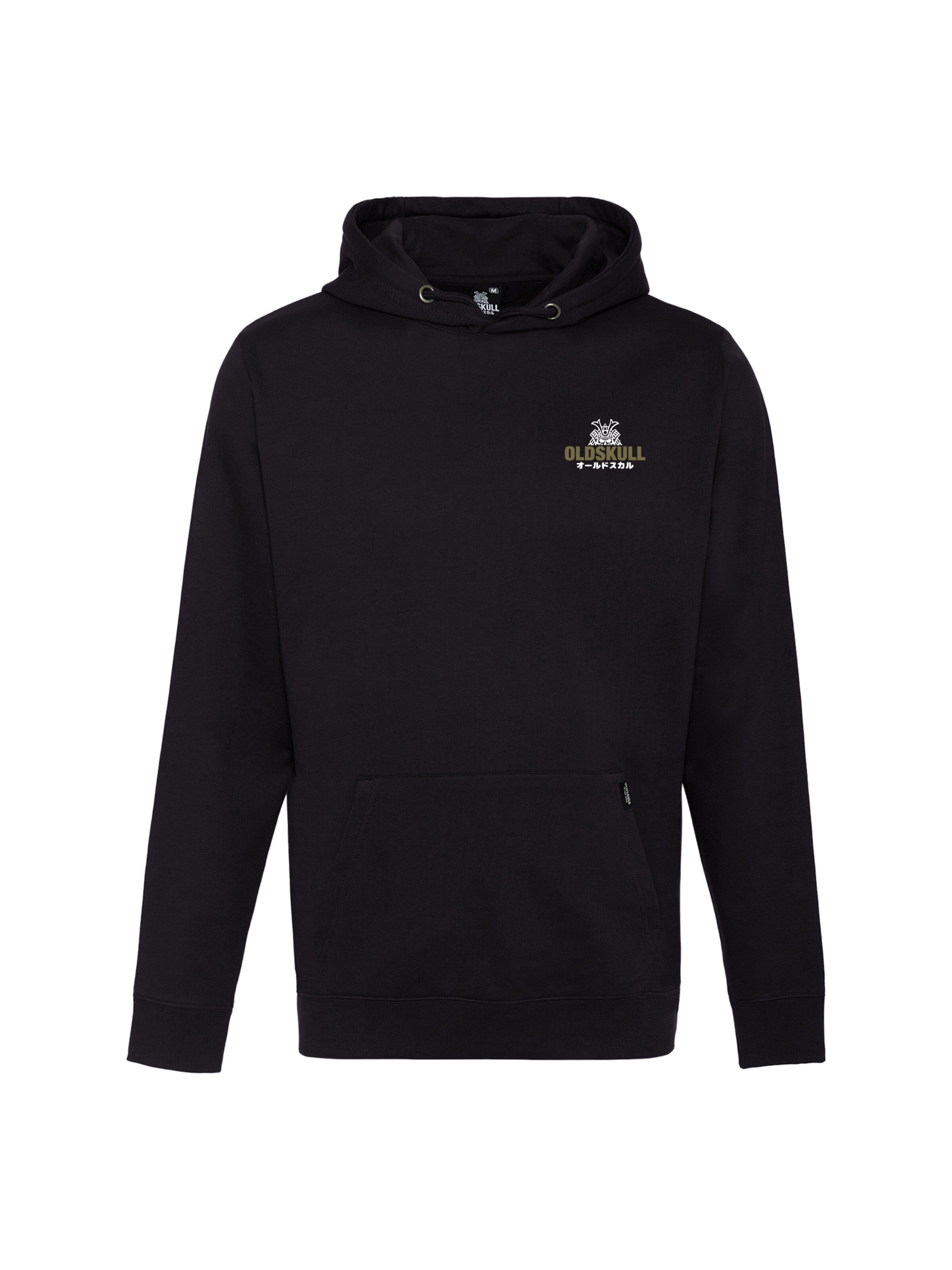 Oldskull Sweatshirt 'Samurai' in Black: front