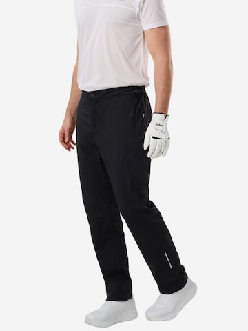 SWEDEMOUNT - regular Pantalón de montaña 'On Course' en negro
