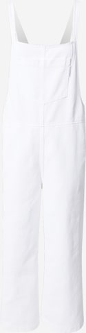 Marc O'Polo DENIM Loosefit Tuinbroek jeans in Wit: voorkant