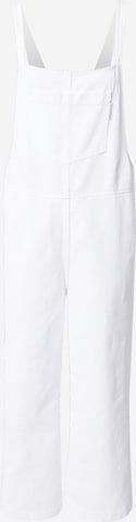 Marc O'Polo DENIM - Loosefit Jardineira de ganga em branco: frente