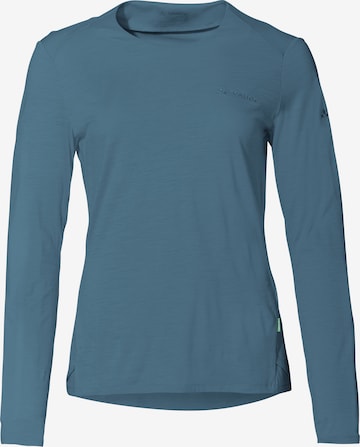 VAUDE Functioneel shirt 'Yaras' in Blauw: voorkant