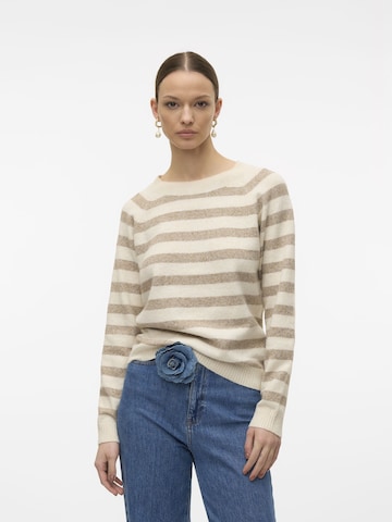 VERO MODA Trui 'DOFFY' in Beige: voorkant