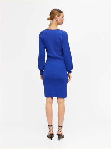 OBJECT - Vestido de punto 'Agnes' en azul