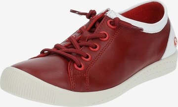 Softinos Sneakers laag in Rood: voorkant