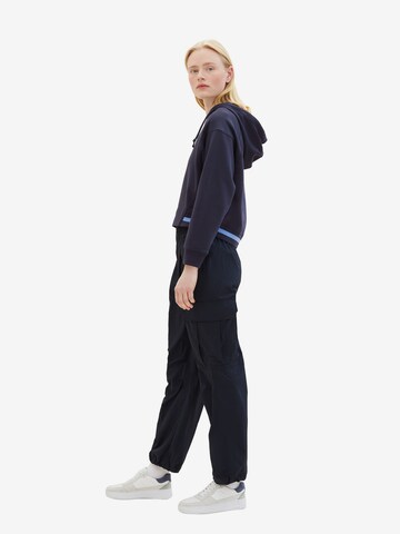 TOM TAILOR DENIM Loose fit Cargo trousers in Blue