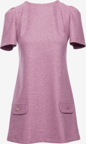 Rochie 'Mini sukienka trapezowa' de la made of emotion pe roz: față