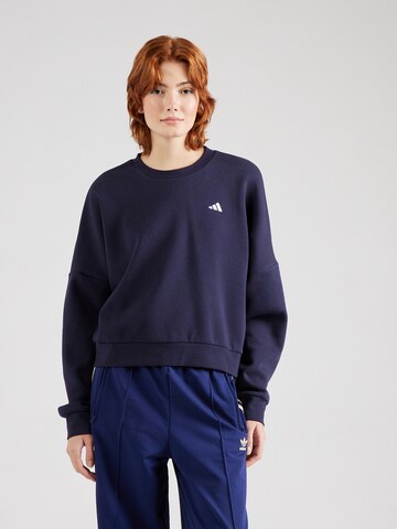 ADIDAS SPORTSWEARSportska sweater majica - plava boja: prednji dio