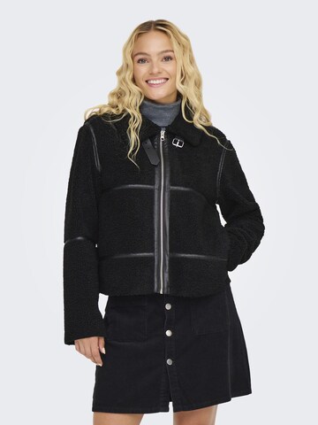 JDY Between-Season Jacket 'FROSTY' in Black: front