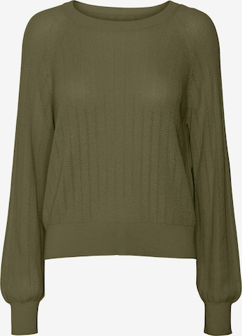 VERO MODA Trui 'NEWLEXSUN' in Groen: voorkant
