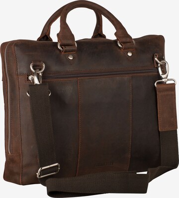 LEONHARD HEYDEN Document Bag 'Salisbury' in Brown