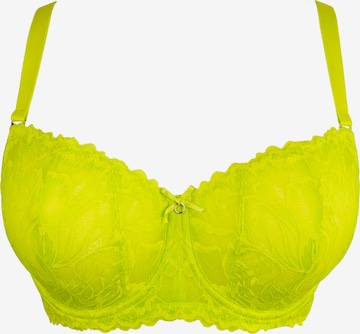 Balconnet Soutien-gorge 'Cariba' SugarShape en jaune : devant