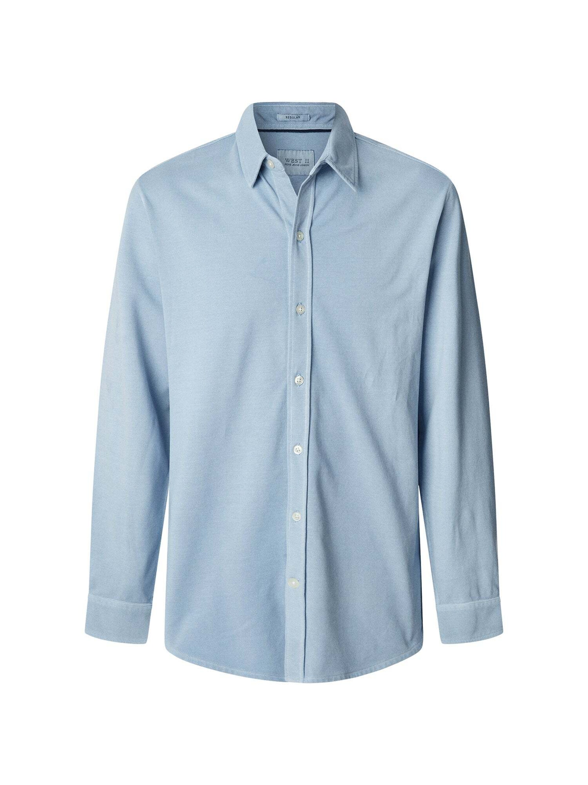 Pepe Jeans Regular fit Overhemd ' ABEL ' in Blauw: voorkant