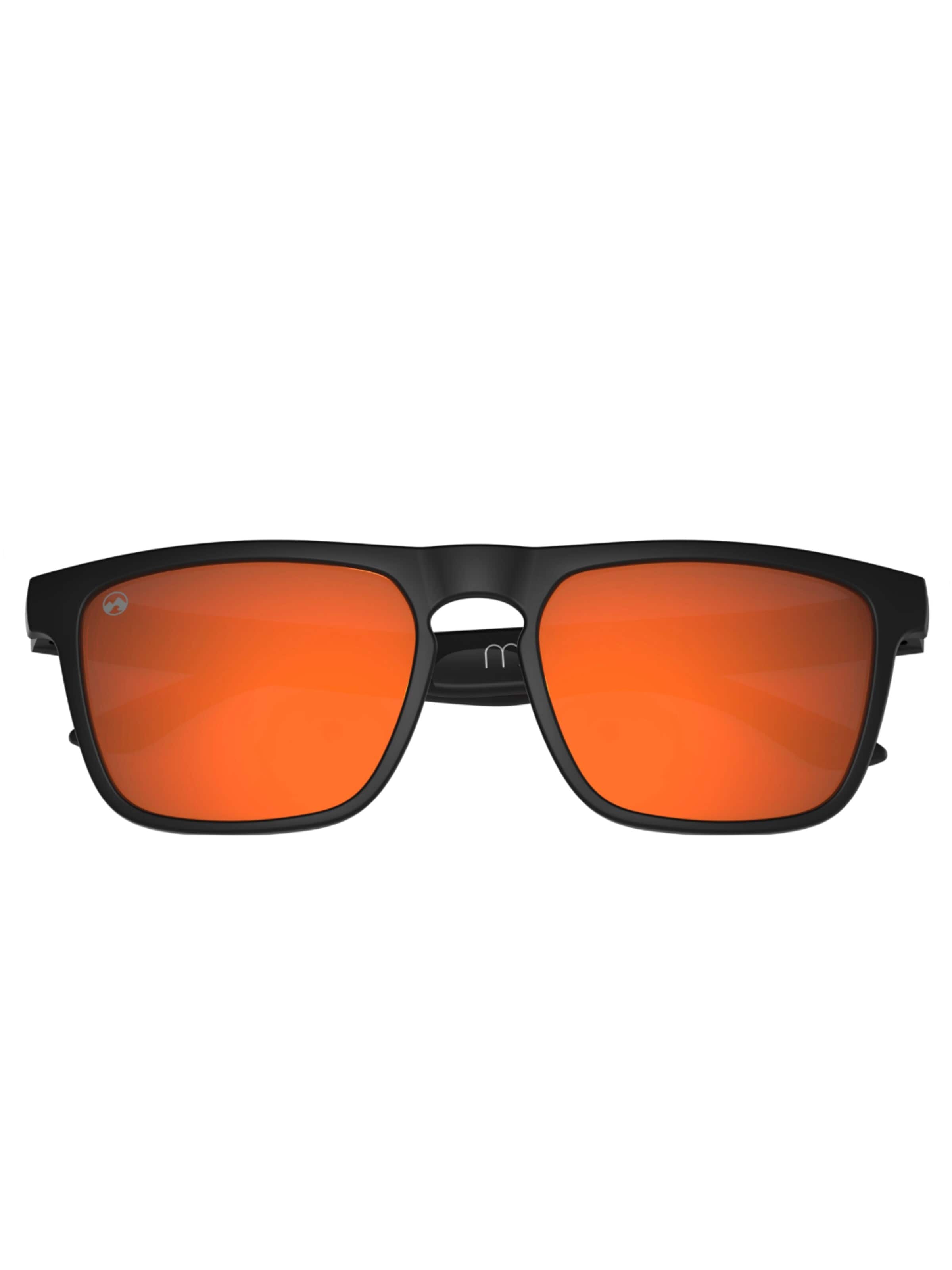 Mowmow Sportsolglasögon 'MowMow Thor Sunglasses - Polarized - Men - Women - Black' i orange