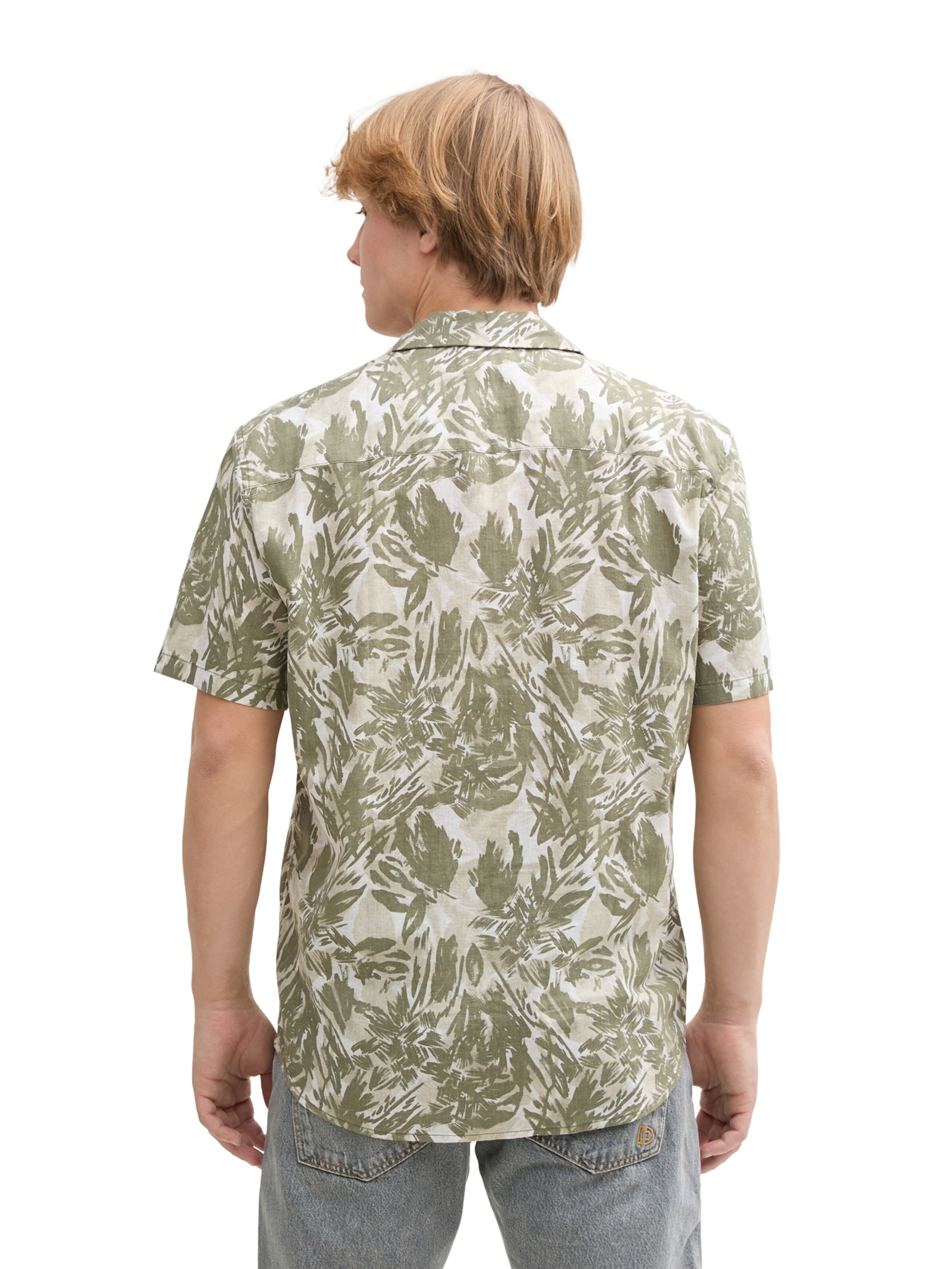 TOM TAILOR DENIM Comfort Fit Πουκάμισο σε πράσινο