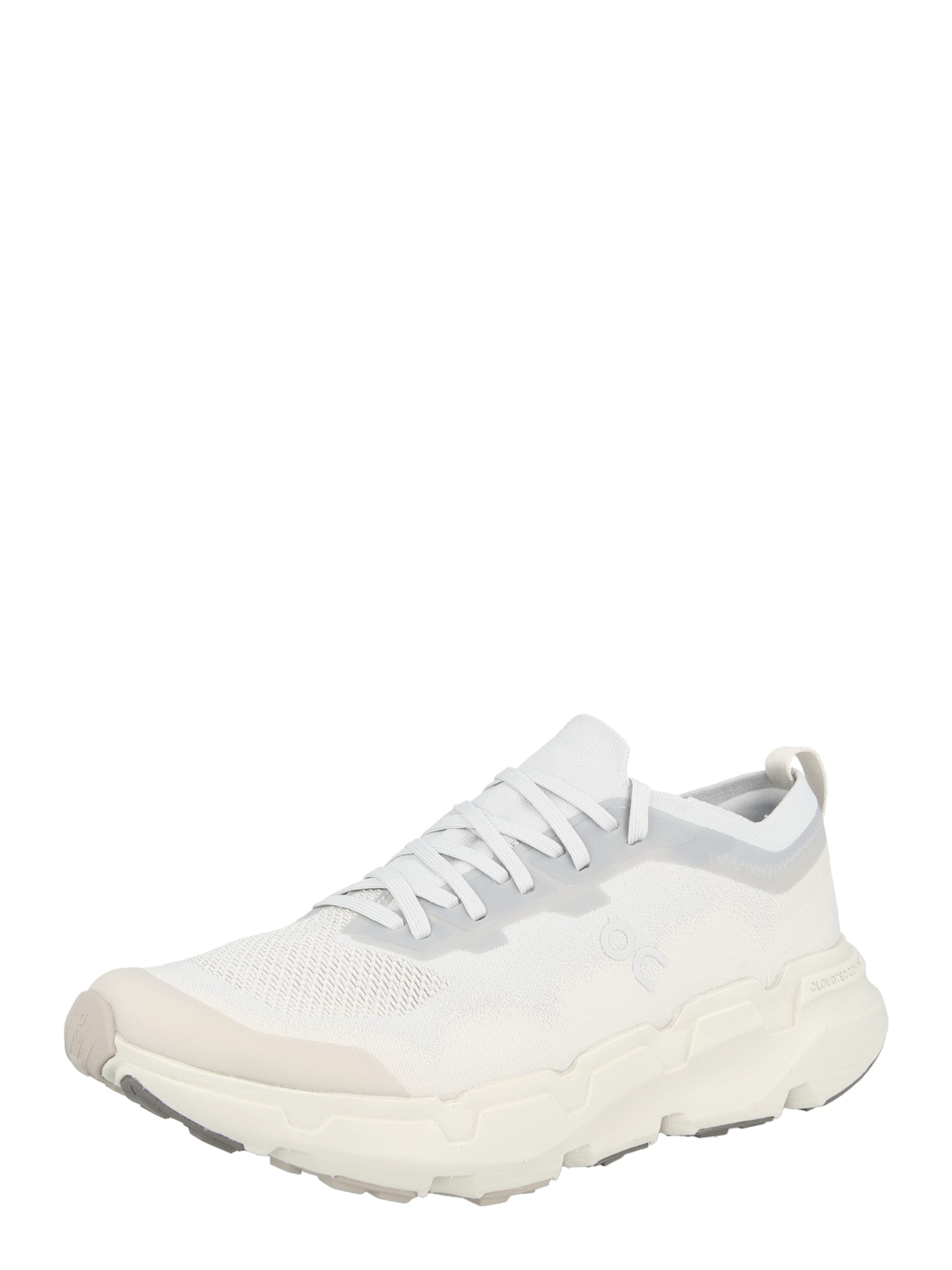 On Running Shoes in Beige: front