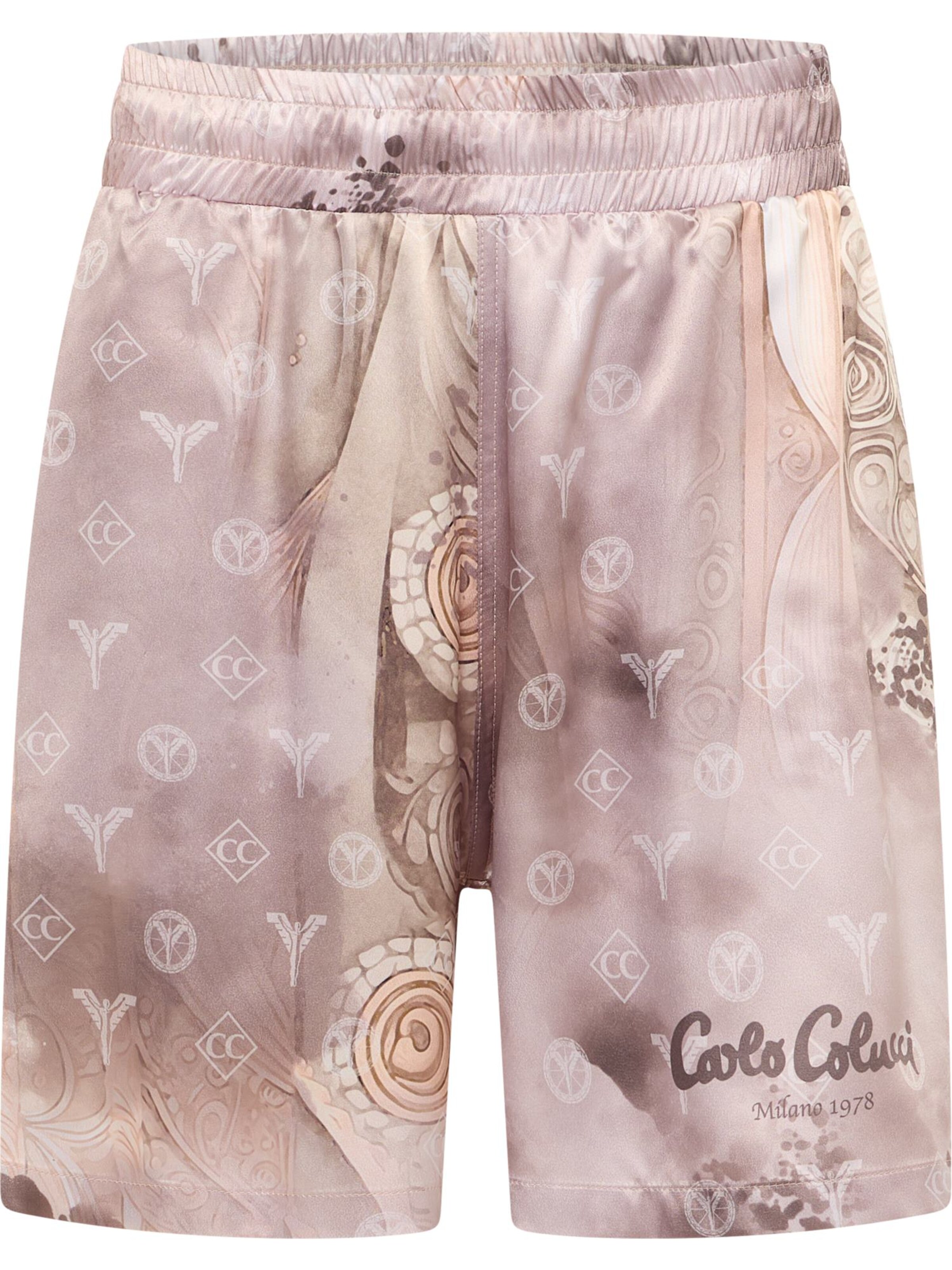 Carlo Colucci Shorts 'Einackerer' in Beige: Vorderseite