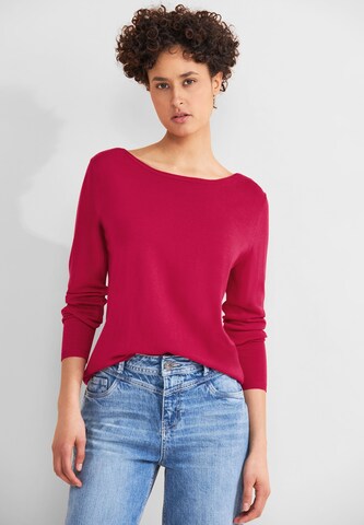 STREET ONE Sweater in Red: front