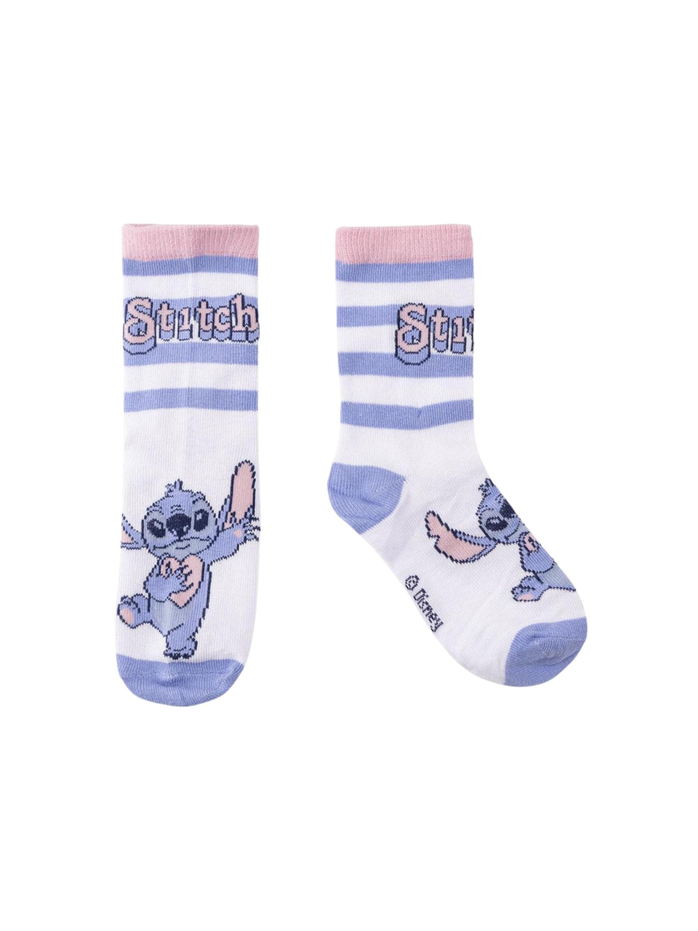 Chaussettes 'Socken Pack 5-teilig Stitch' DISNEY en violet
