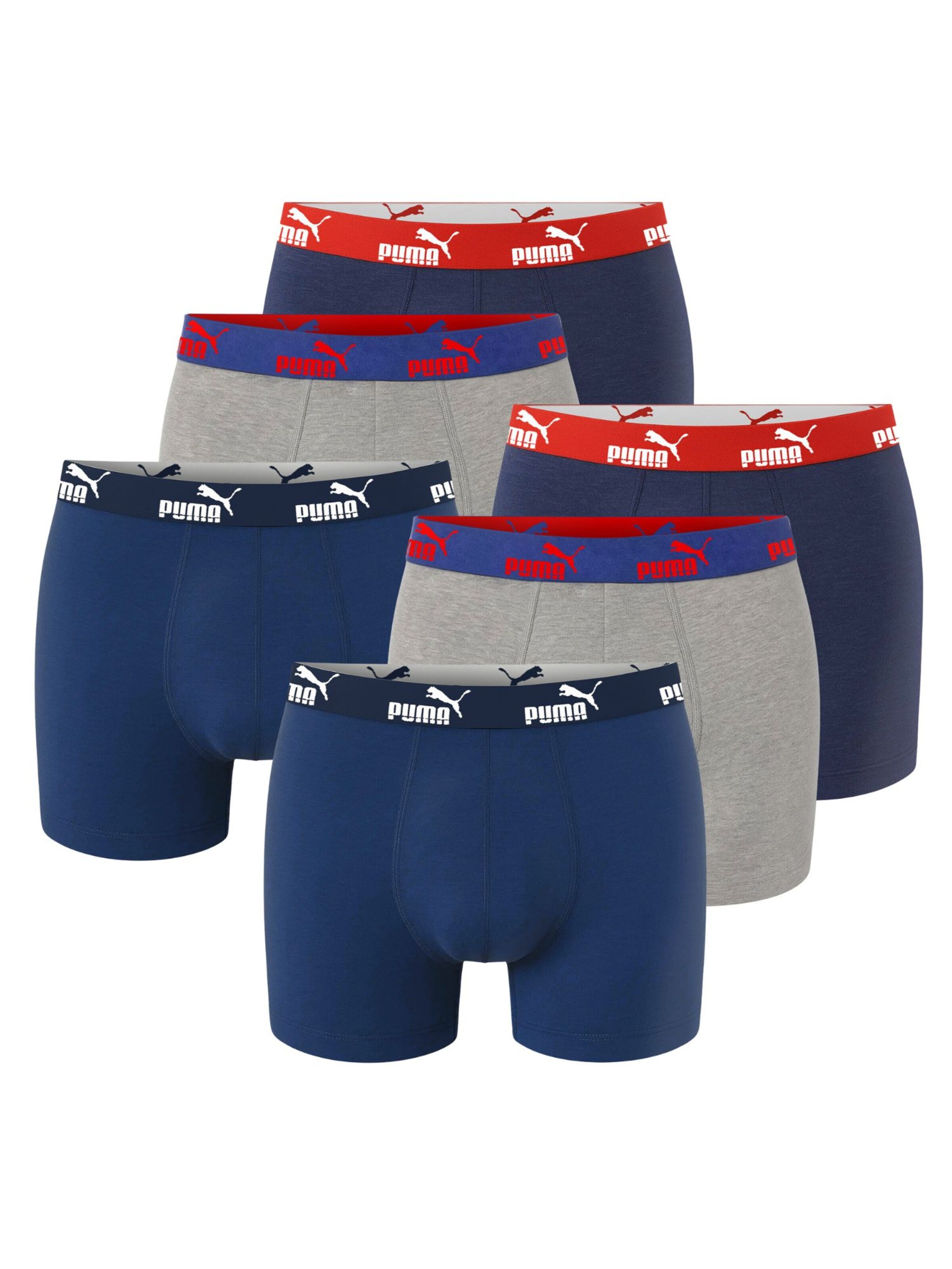 PUMA Boxershorts in Blauw: voorkant
