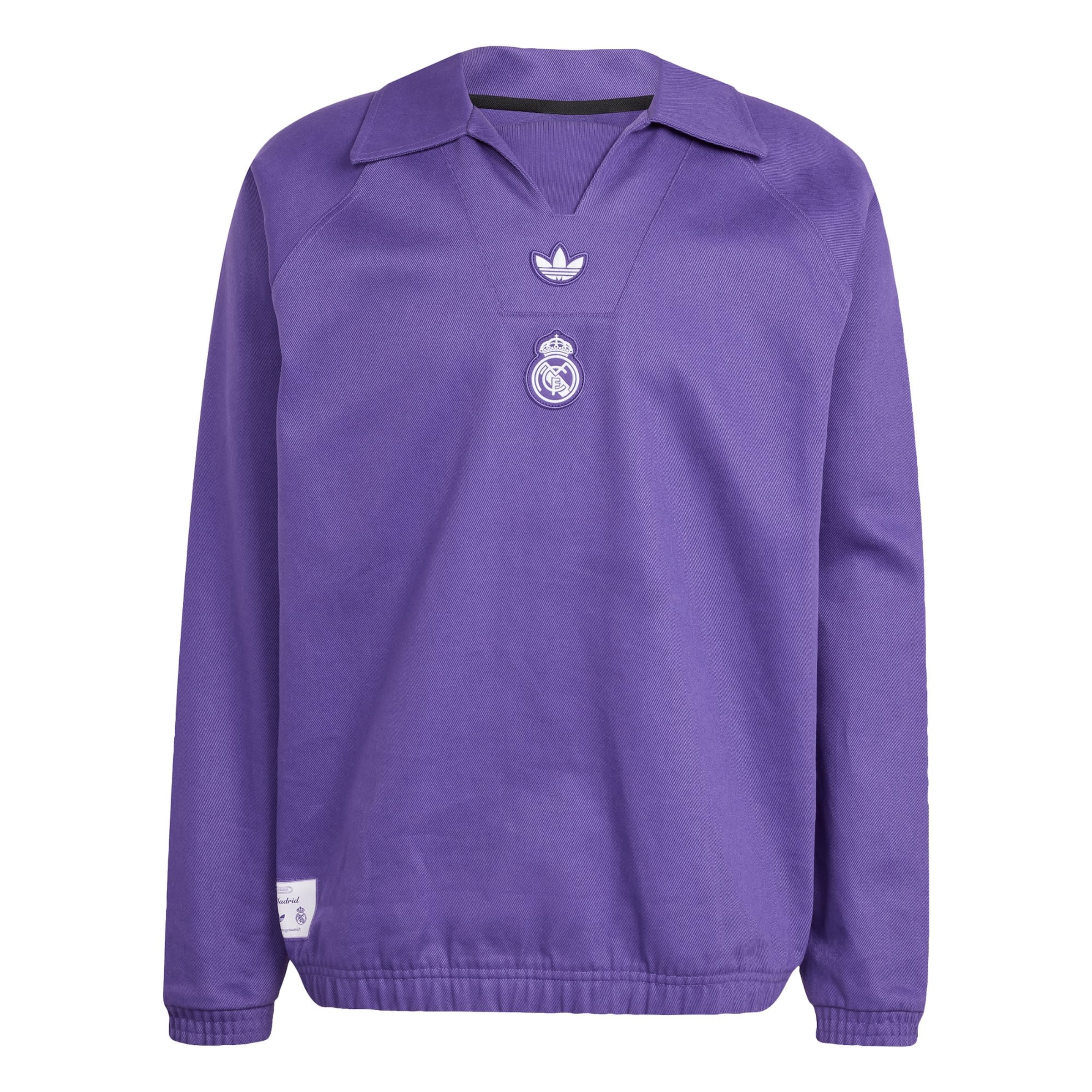 ADIDAS ORIGINALS Shirt 'Real Madrid Terrace Icons' in Lila: voorkant