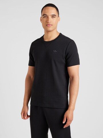 ADIDAS ORIGINALS Футболка 'Trefoil Essentials' в Черный: спереди