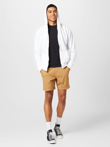 Veste de survêtement HOLLISTER en blanc