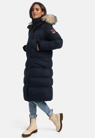MARIKOO - Abrigo de invierno 'Schneesternchen' en azul