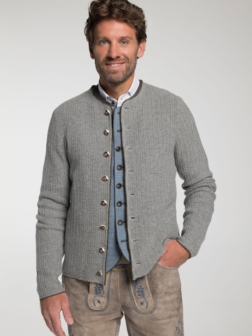 Vestes en maille 'Gerber' SPIETH & WENSKY en gris : devant