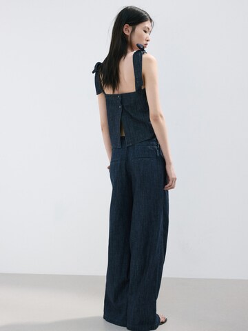 Largi Jeans 'CALONGE' de la MANGO pe albastru