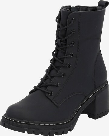 Palado Lace-Up Ankle Boots 'Kefalonia' in Black: front