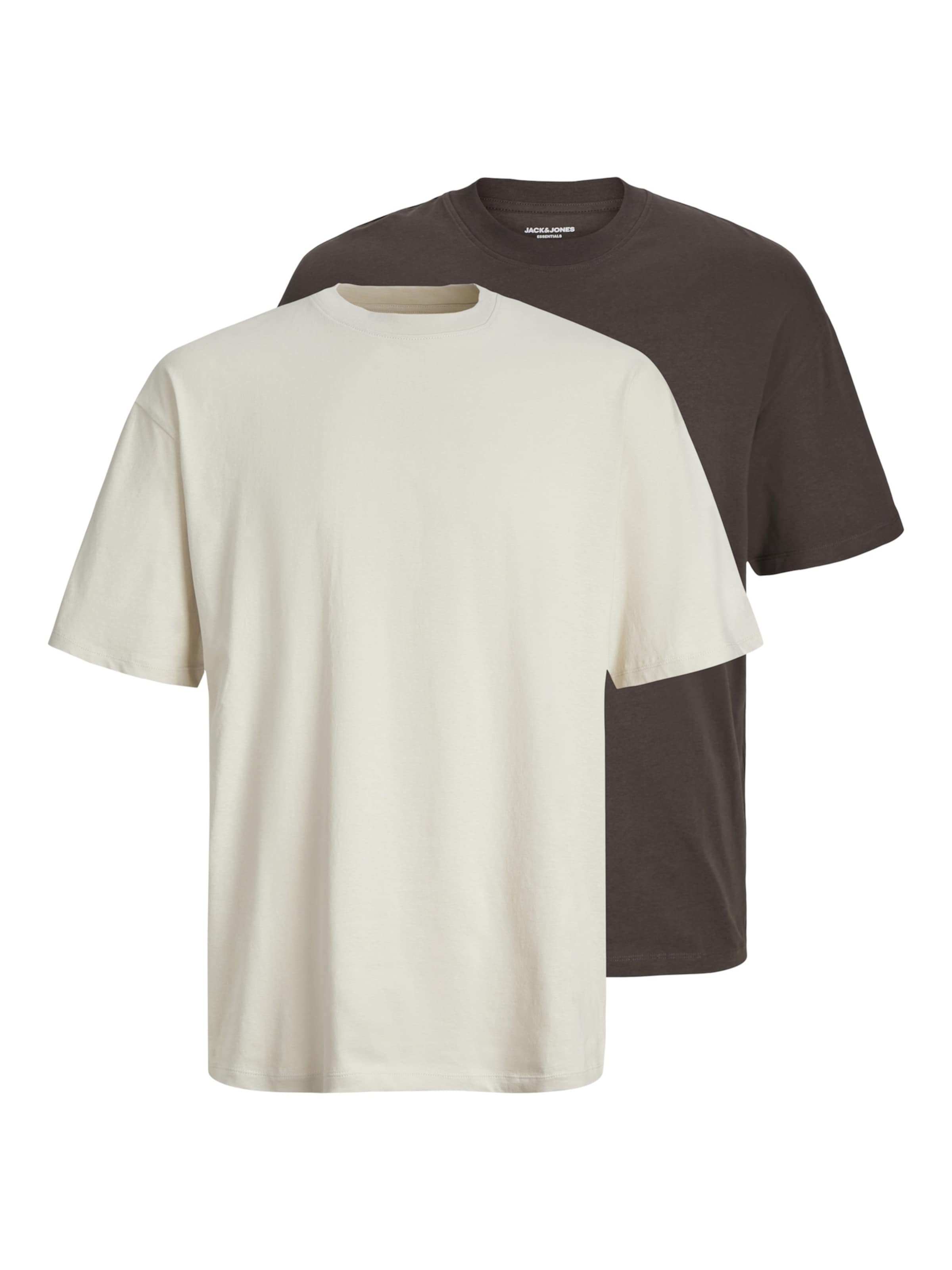 JACK & JONES Tričko 'JJEBradley' - Béžová: predná strana