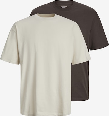 JACK & JONES Shirt 'JJEBradley' in Beige: voorkant
