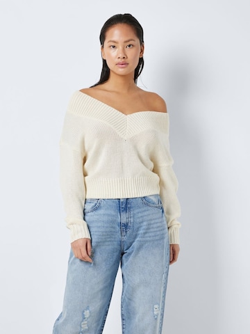 Pullover 'Sanny' di Noisy may in beige