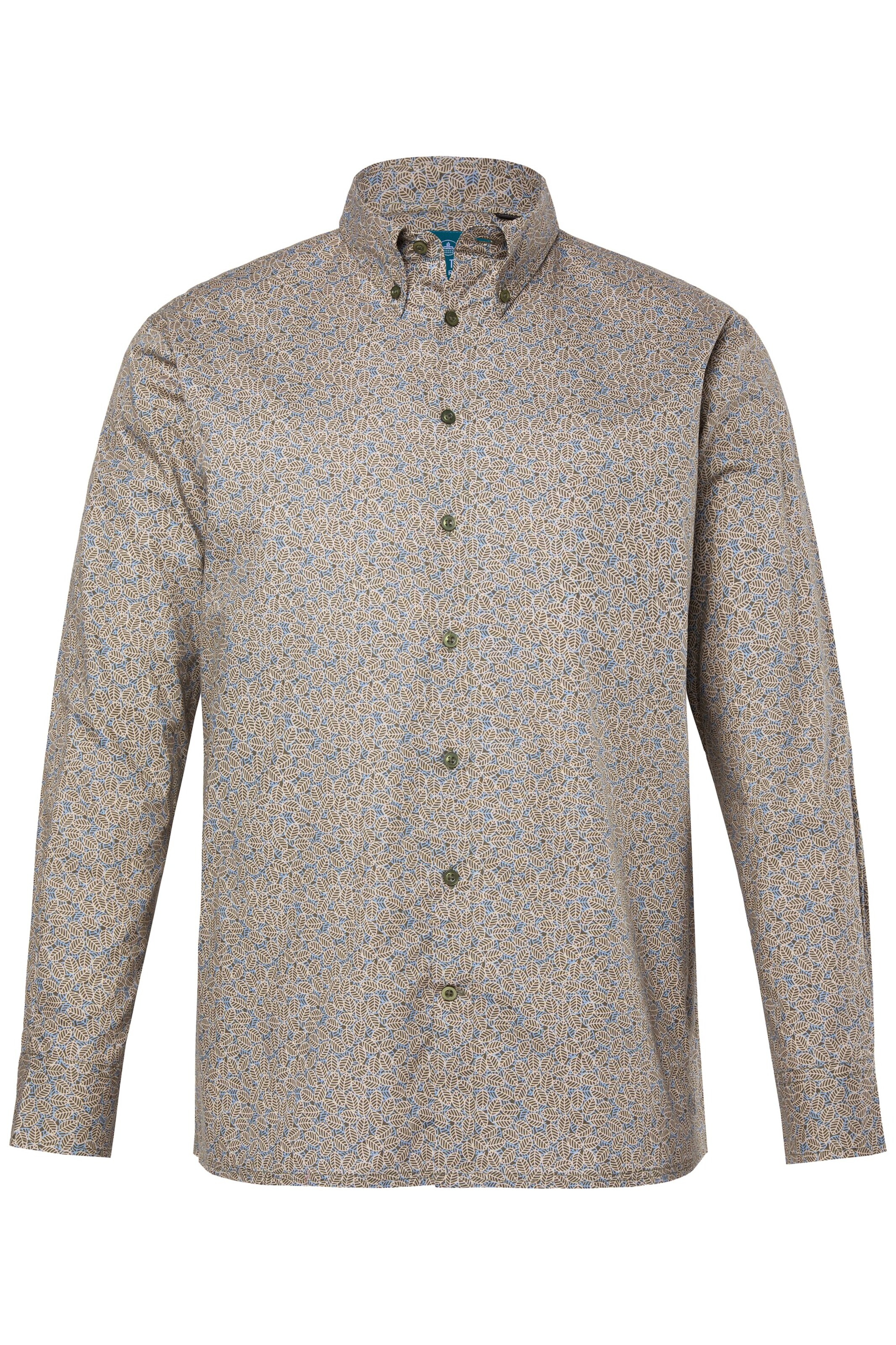 Coupe regular Chemise Boston Park en vert : devant