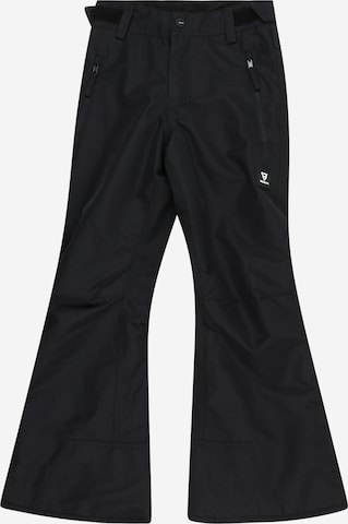 Brunotti Kids Flared Outdoor Pants 'Footraily-N' in Black: front