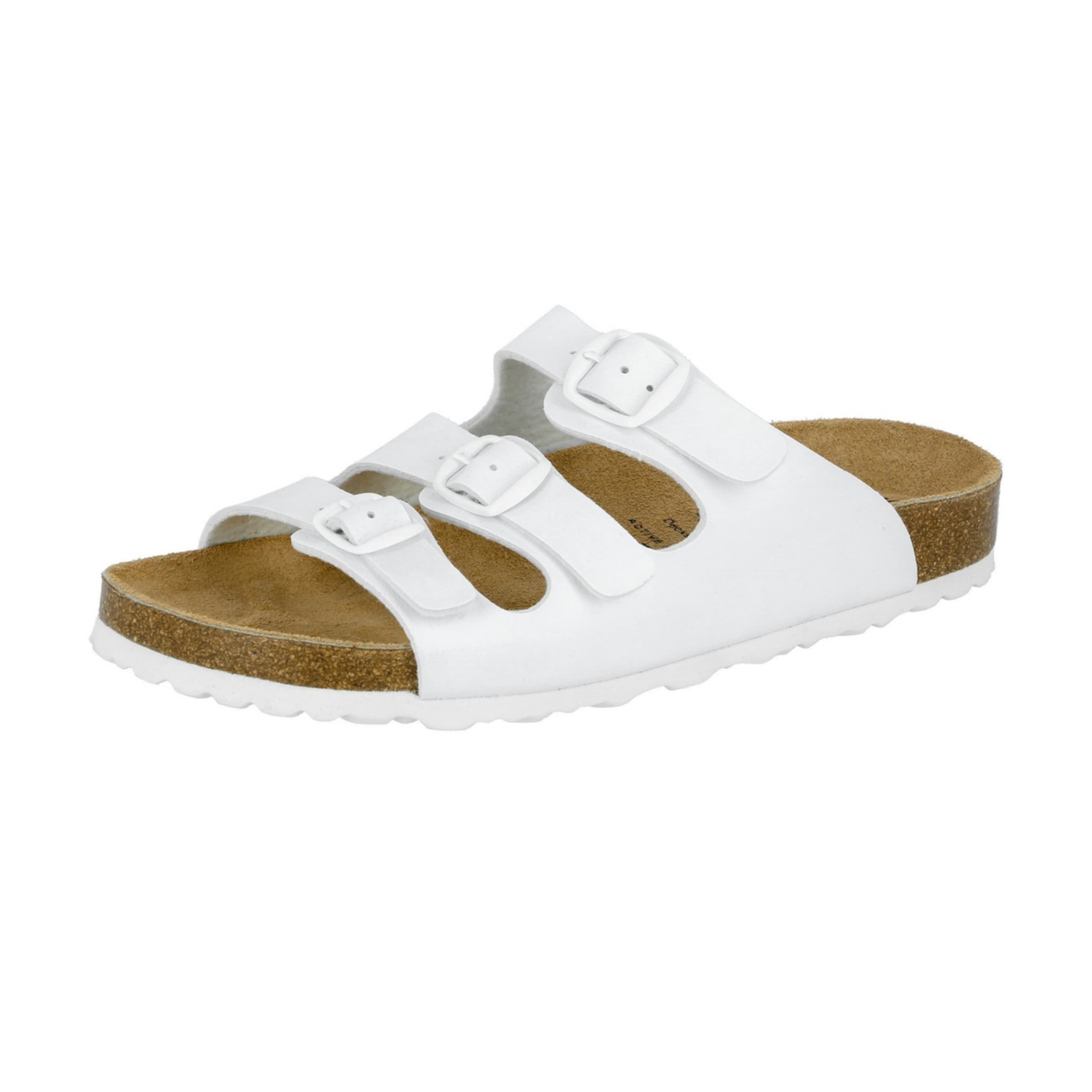 Mule LICO en blanc : devant