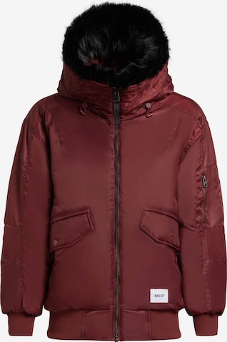 khujo Winter Jacket 'Cela' in Red: front