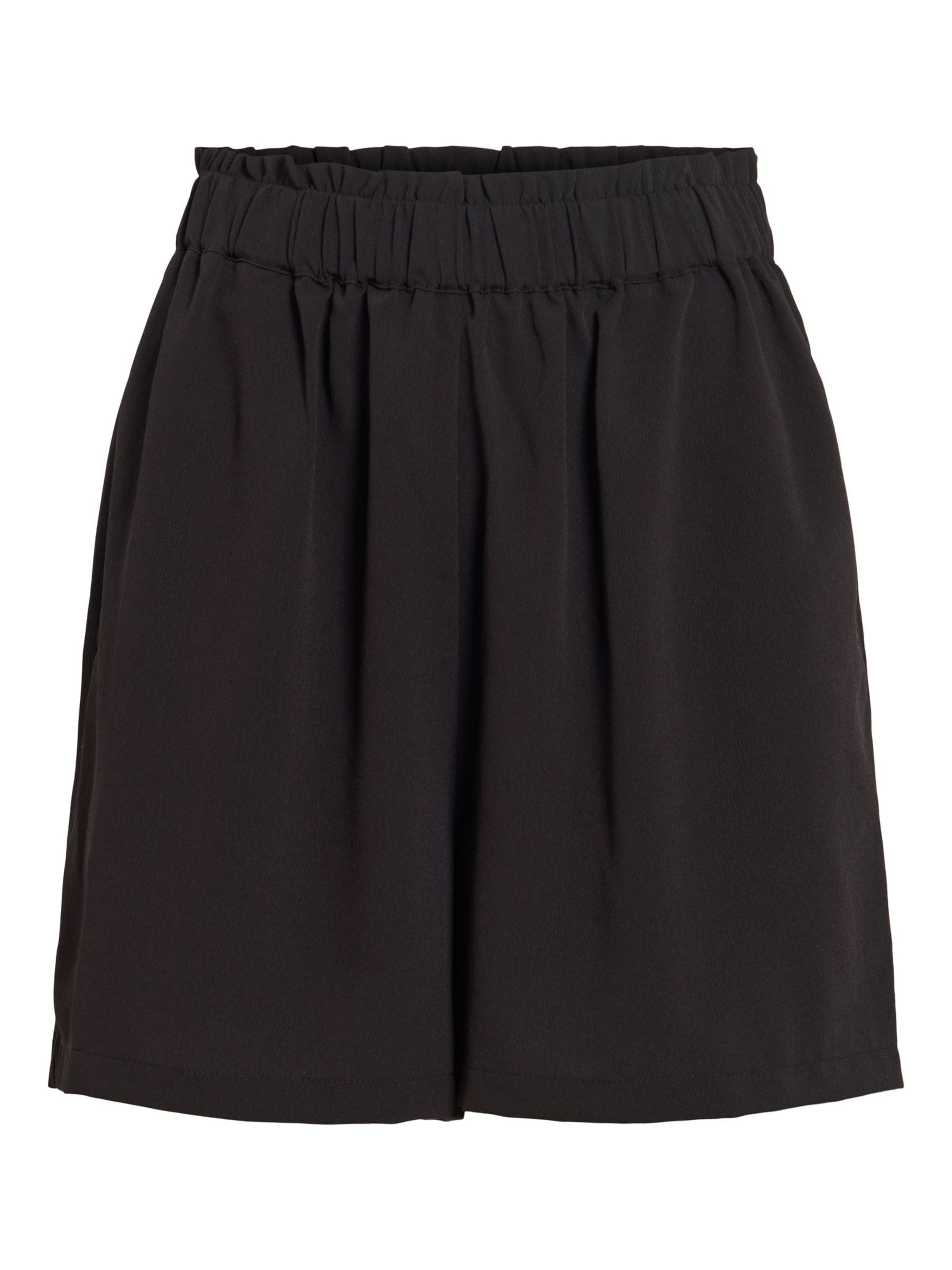 VILA Broek ' VIMATHILDE' in Zwart: voorkant