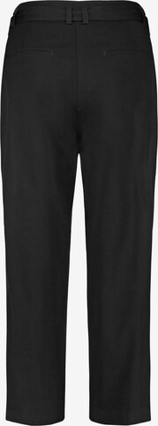 GERRY WEBER - Loosefit Pantalón plisado en negro