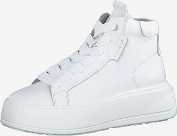 TAMARIS Sneakers hoog in Wit: voorkant