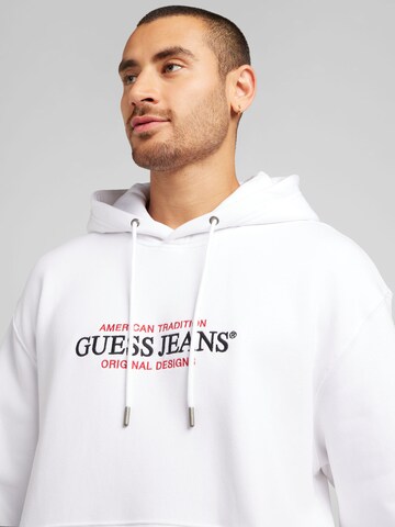 Sweat-shirt GUESS JEANS en blanc