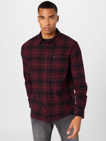 QUIKSILVER Regular fit Button Up Shirt 'GANAWAY' in Black: front