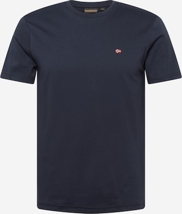 NAPAPIJRI Regular Fit T-Shirt 'SALIS' in Blau: predná strana