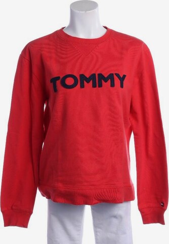TOMMY HILFIGER Sweatshirt & Zip-Up Hoodie in M in Red: front