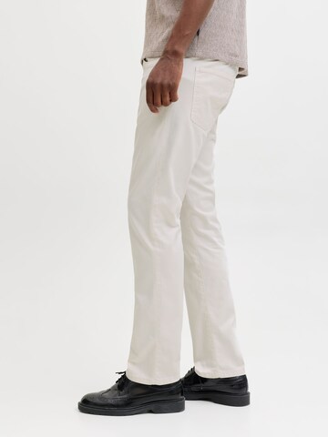 JACK & JONES regular Bukser 'JPSTClark Finn' i hvid