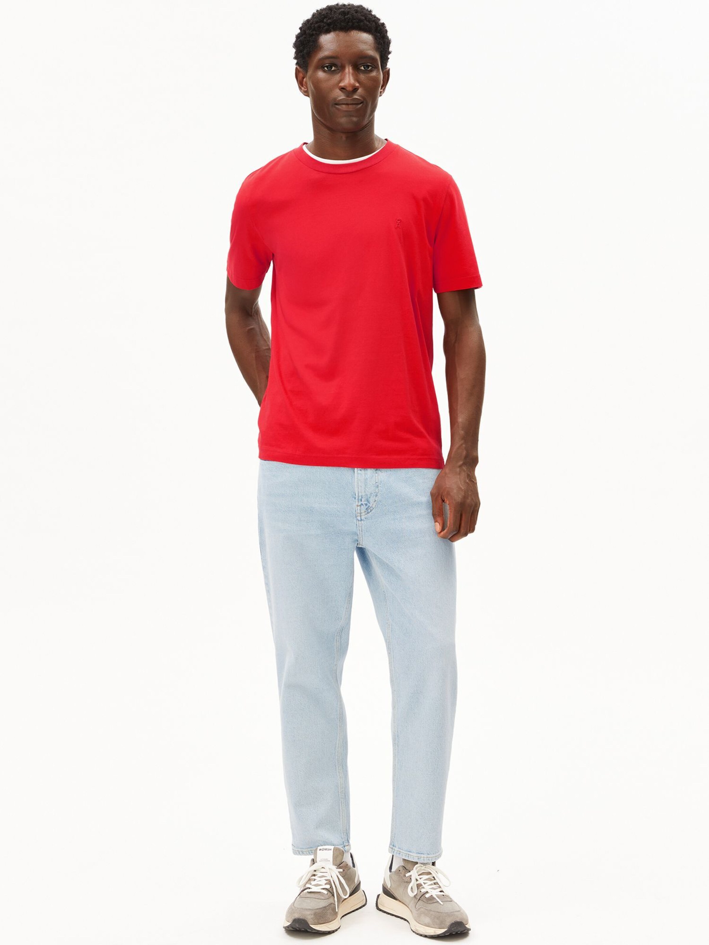 ARMEDANGELS T-Shirt in Rot: Vorderseite